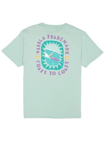 Vissla Coast to Coast Eco Tee-Agave