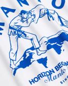 MANTO HORIZON tshirt- white