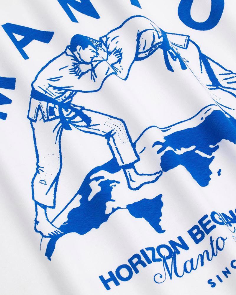 MANTO HORIZON tshirt- white