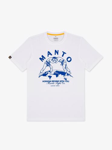 MANTO HORIZON tshirt- white