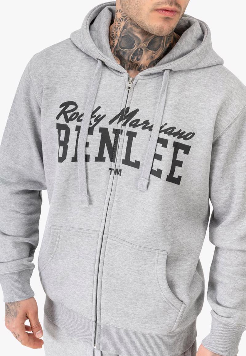 Benlee zipsweat vitalino - grey