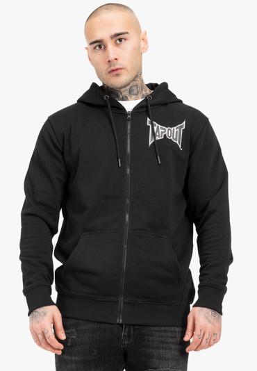 Tapout OCTAGON FULL ZIP HOODIE - black