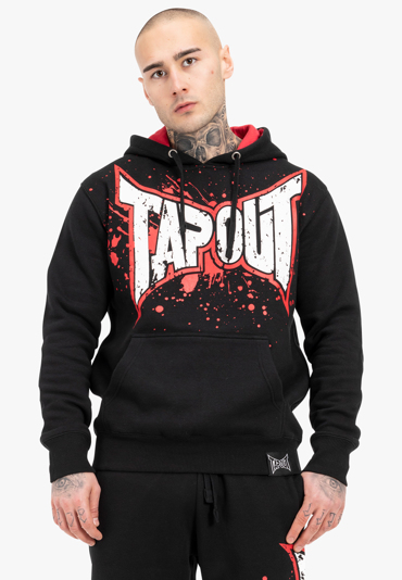 Tapout splashing hoodie - black