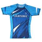 Chimpjunkie Assault Ranked Rashguard-blue