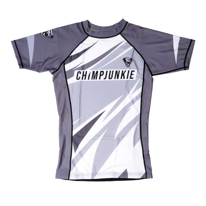 Chimpjunkie Assault Ranked Rashguard-white