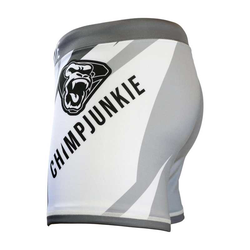 CHIMPJUNKIE assault VALE TUDO SHORTS-white