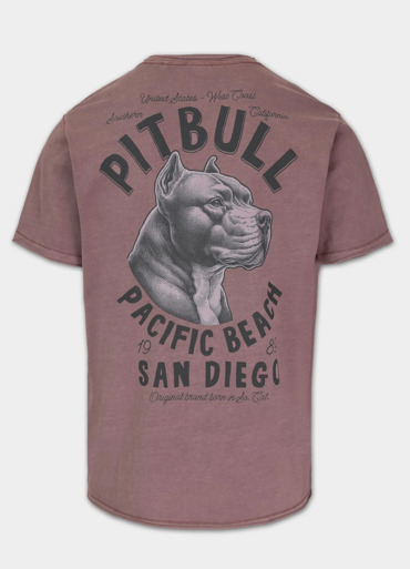 Pitbull Sports Denim Washed Raw PACIFIC -burgundy