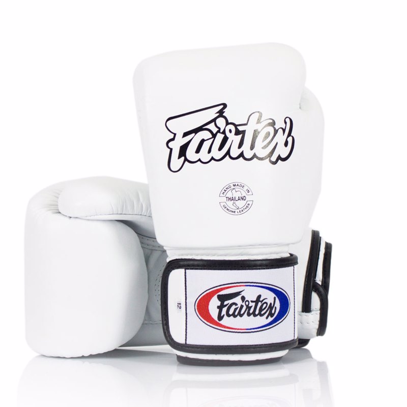 FAIRTEX BGV1 UNIVERSAL MUAY THAI GLOVES-WHITE