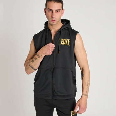 Leone DNA HOODED SLEEVELESS SWEATSHIRT