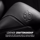 Hayabusa E1 Leather Boxing Gloves-onyx black