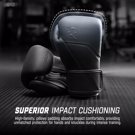 Hayabusa E1 Leather Boxing Gloves-onyx black