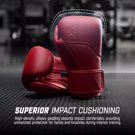 Hayabusa E1 Leather Boxing Gloves-canyon red