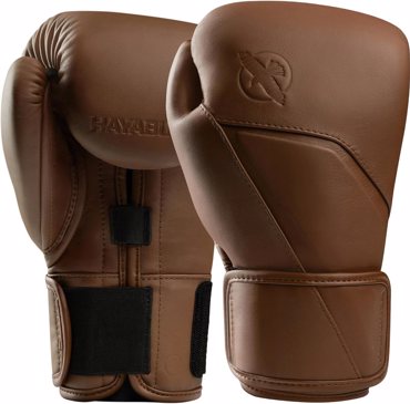 Hayabusa E1 Leather Boxing Gloves-brown