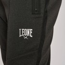 LEONE TROUSERS MELANGE - dark GREY