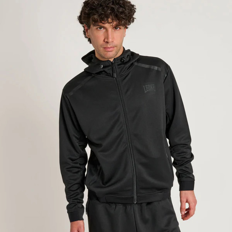 LEONE BLACK LION HOODED SWEATSHIRT