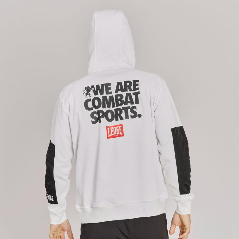 Leone wacs HOODED SWEATSHIRT - white