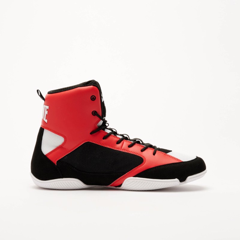 Leone PREMIUM BOXING SHOES - red