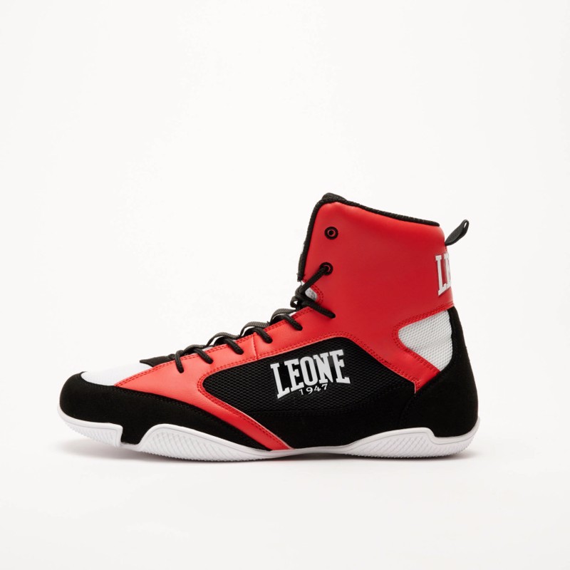 Leone PREMIUM BOXING SHOES - red