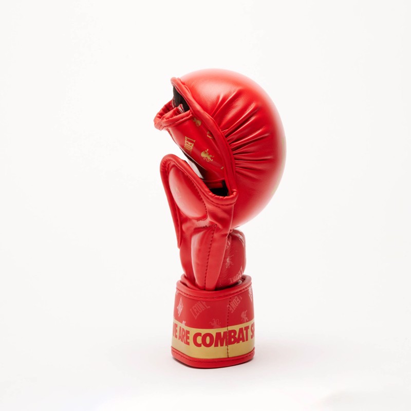 LEONE MMA GLOVES DNA-red