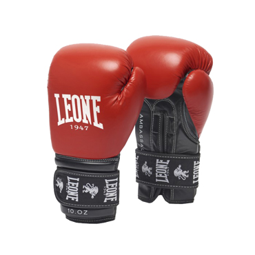 Leone AMBASSADOR BOXING GLOVES-RED