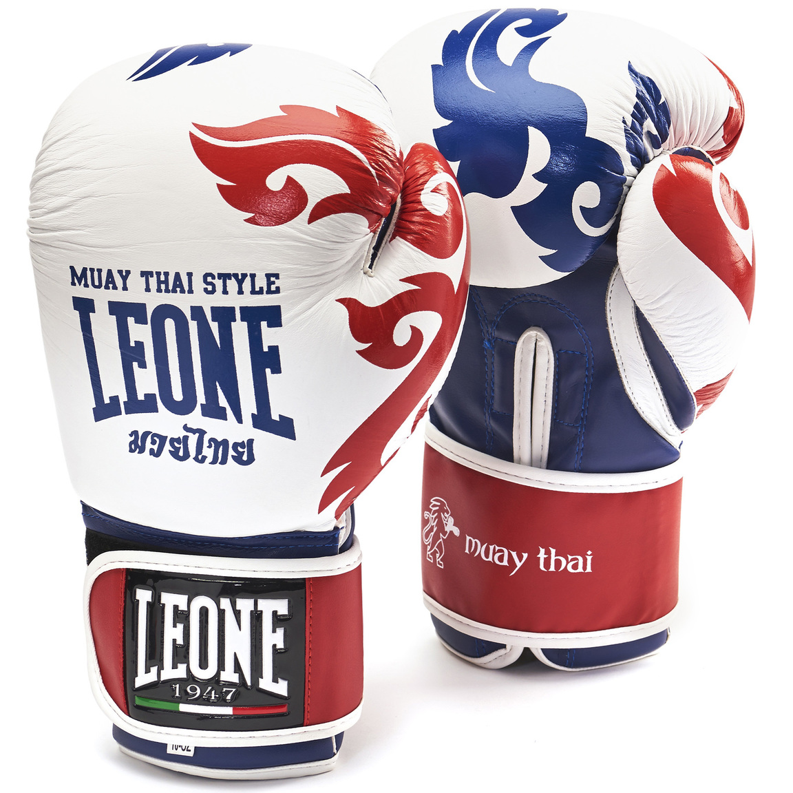 Leone Muay Thai Boxing GlovesWHITE MMATeam.gr