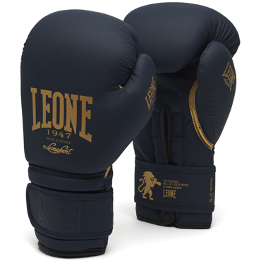 Leone boxing gloves B&W - NAVY
