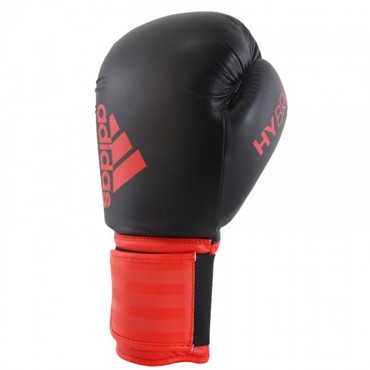 ADIDAS BOXING GLOVES HYBRID 100 -BLACK/RED