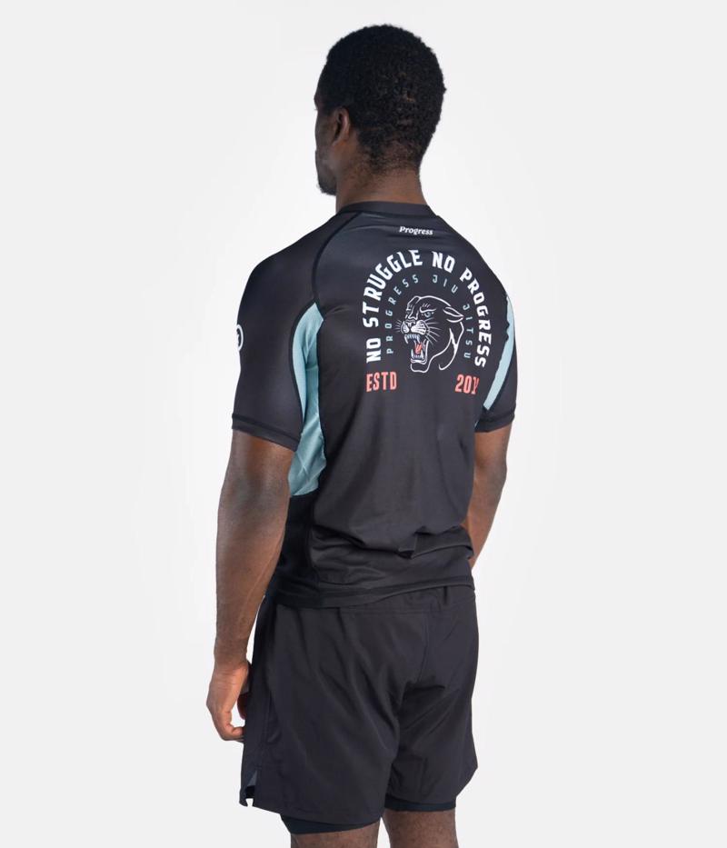 PROGRESS The Panther rashguard - black