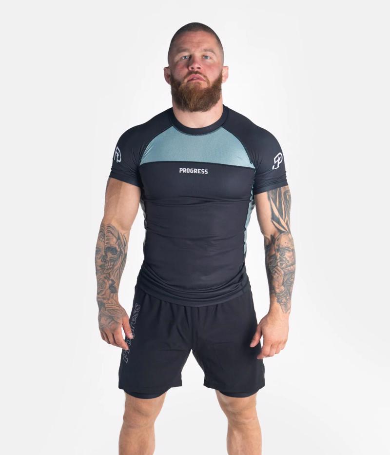 PROGRESS The Panther rashguard - black