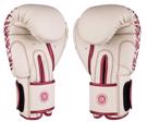 OKAMI Hanuman Muay Thai GLOVES -beige/wine red