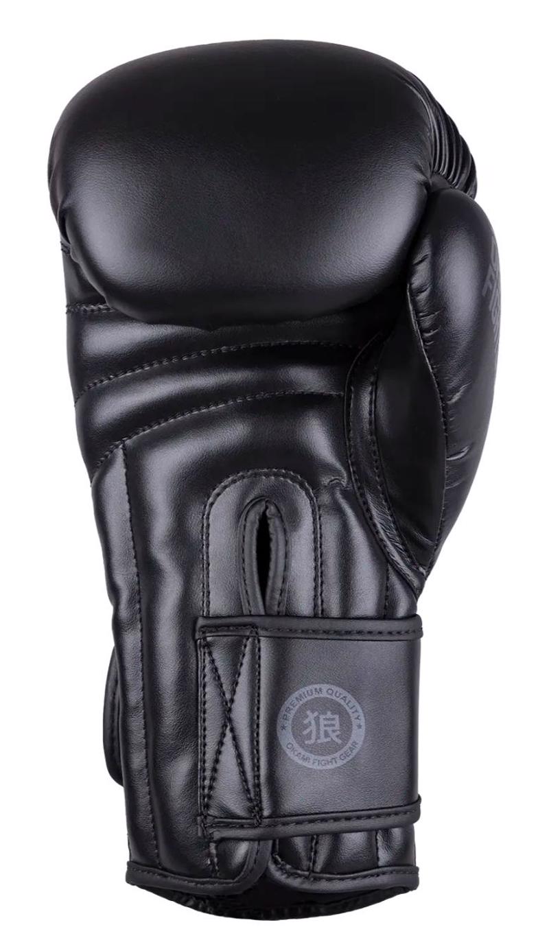 OKAMI RUMBLE BOXING GLOVES -total black