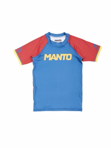 MANTO GYM kids RASHGUARD - BLUE