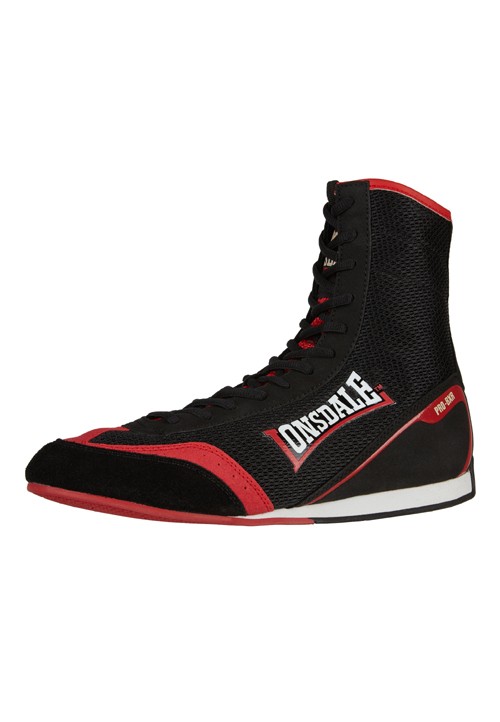 Lonsdale Boxing Shoes MITCHUM Red - MMATeam.gr