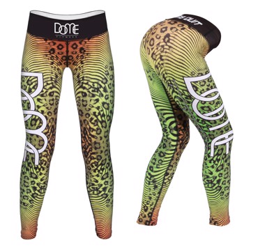 Dome Fitness Tights Hybrid - Green / Lime