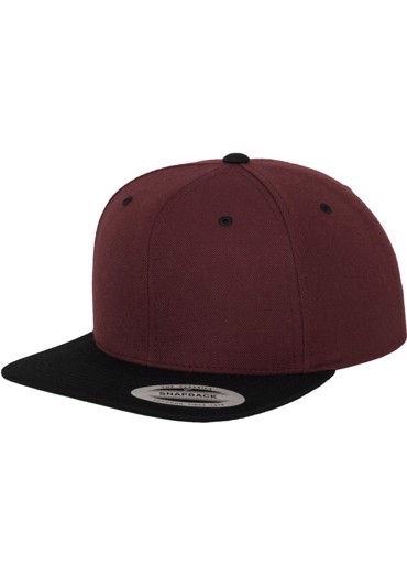 CLASSIC SNAPBACK 2TONE -Maroon/Black