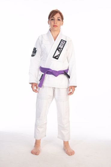 BAD BOY WOMEN SAI BJJ GI-WHITE