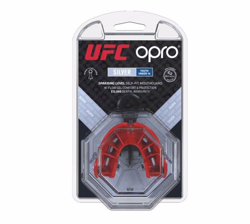 Opro UFC Silver PAIDIKI Prostateftiki masela TZEL -red