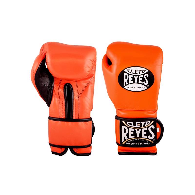 Cleto Reyes Velcro Sparring  boxing gloves –orange