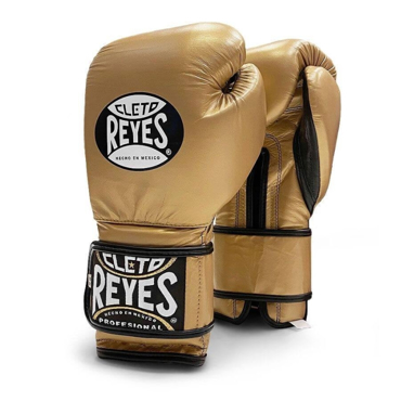 Cleto Reyes Velcro Sparring  boxing gloves – GOLD