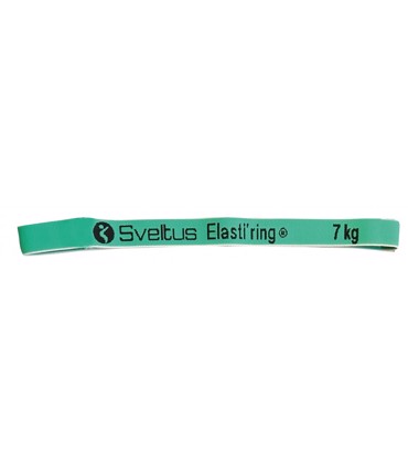 SVELTUS ELASTIRING 7kg - green