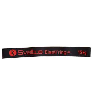 SVELTUS ELASTIRING 15kg -black