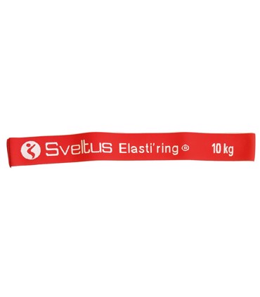 SVELTUS ELASTIRING 10kg - red