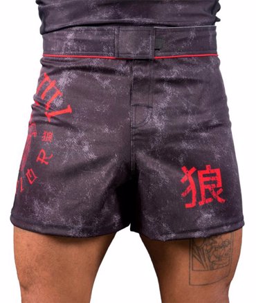 Okami warrior Fightshorts -Black