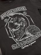 PRiDEorDiE stand strong T-Shirt - black
