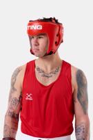 Sting sports Competition Approved Headguard -red