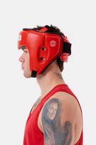 Sting sports Competition Approved Headguard -red