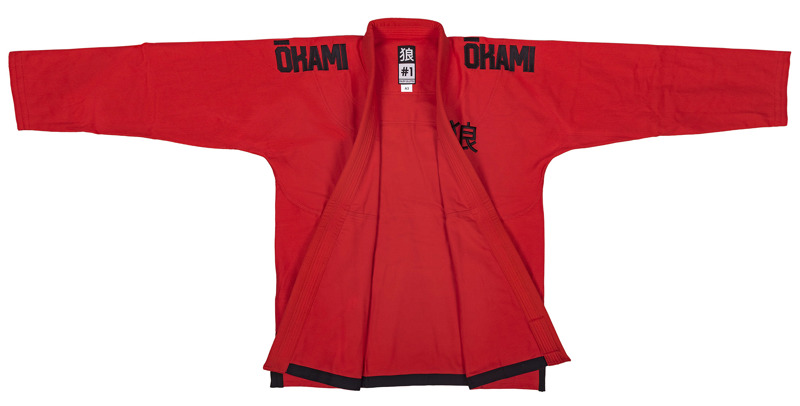 OKAMI BJJ Gi kanji NextGen - red