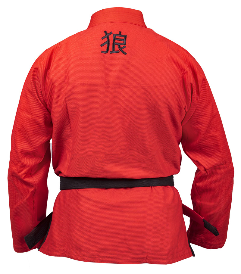 OKAMI BJJ Gi kanji NextGen - red