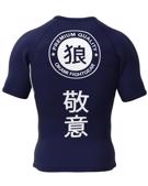 Okami KEII s/s rashguard -Navy