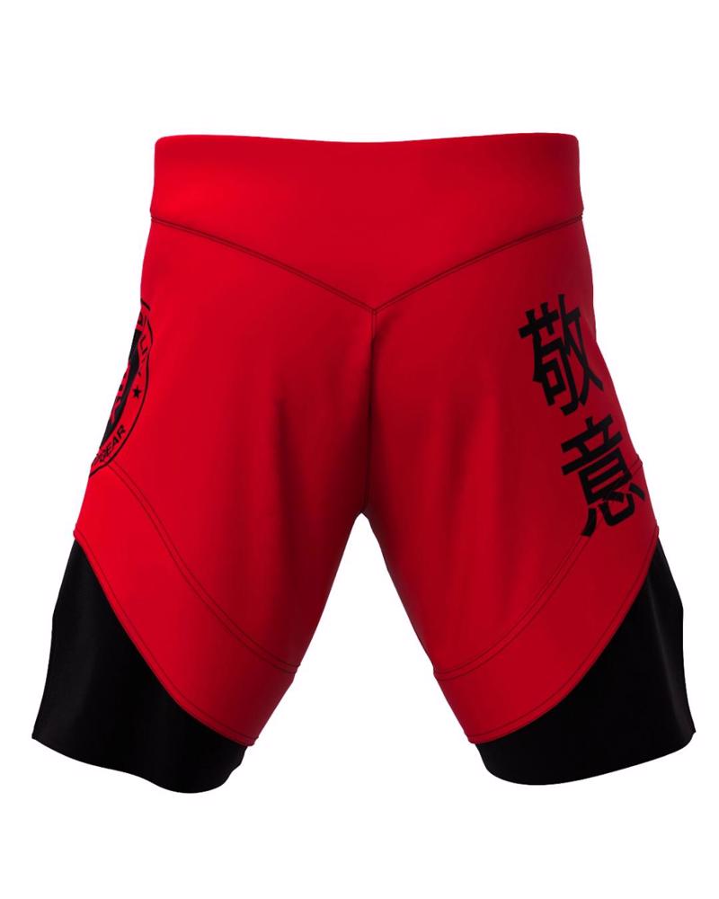 Okami KEII Fightshorts -red